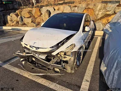 Photo 1 of 15: 2023 Tesla Model Y RWD, VIN LRWYGCFS3PC130904 — Korean insurance auction