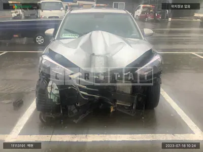Photo 1 of 8: 2017 Hyundai Tucson, VIN KMHJ281ABJU513011 — Korean insurance auction