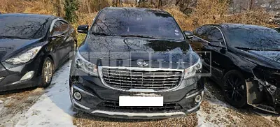 Photo 1 of 27: 2015 Kia Carnival, VIN KNAMC81ABFS075112 — Korean insurance auction