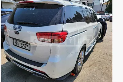 Photo 1 of 15: 2015 Kia Carnival, VIN KNAMC81ABFS020262 — Korean insurance auction