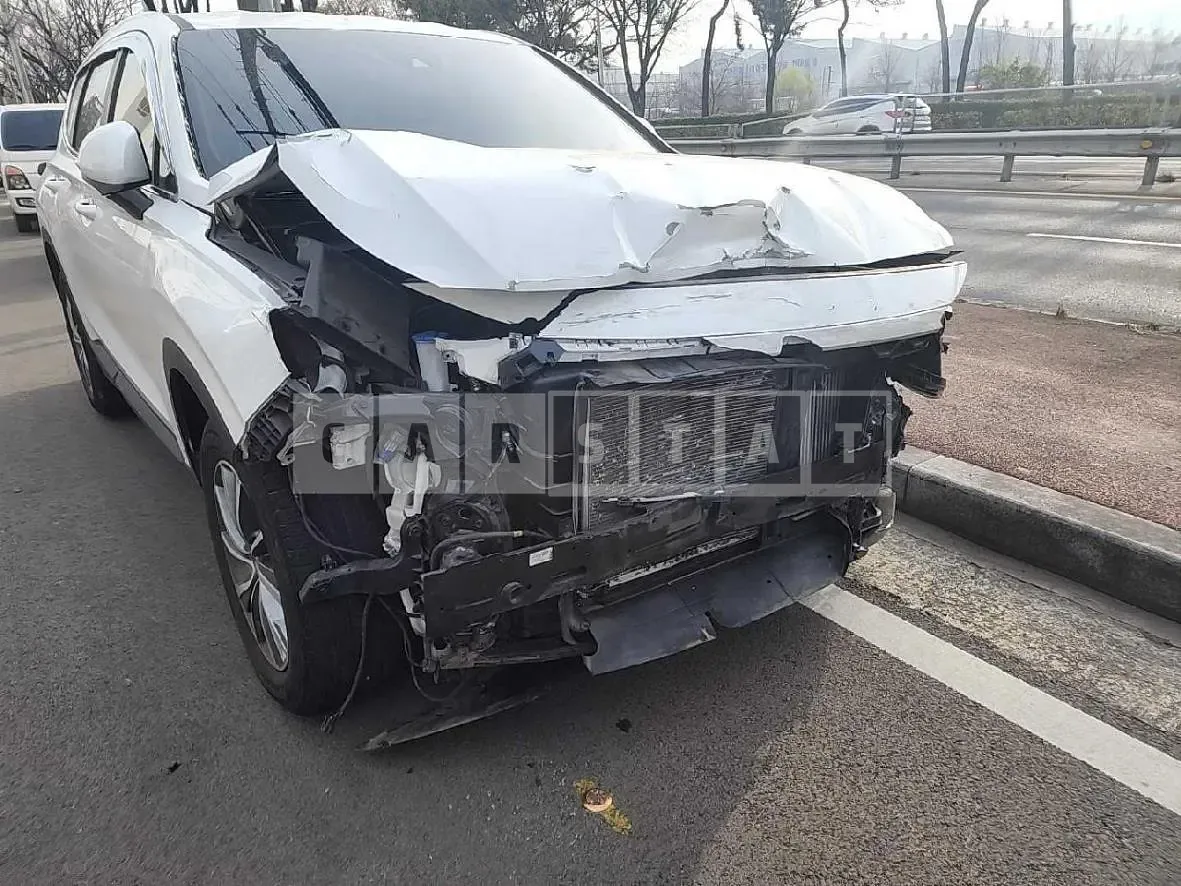 Photo 2 of 17: 2018 Hyundai Santa Fe TM 2.0, VIN KMHS281BBKU004778 — Korean insurance auction