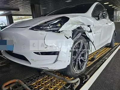 Photo 1 of 11: 2024 Tesla Model Y RWD — Korean insurance auction