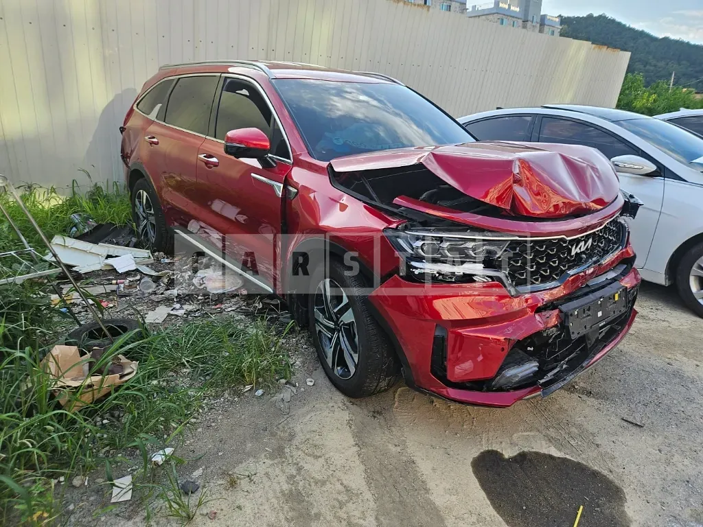 Photo 2 of 7: 2021 Kia Sorento 1.6 Hybrid, VIN KNARH81GBNA073773 — Korean insurance auction
