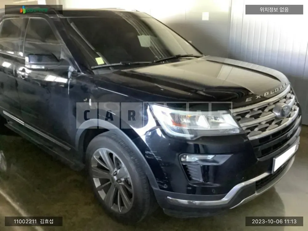 Photo 2 of 10: 2018 Ford Explorer, VIN 1FM5K8F81JGA09936 — Korean insurance auction
