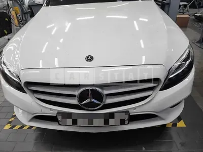 Photo 1 of 50: 2020 Mercedes-Benz C200, VIN W1KWF8AB7LR569649 — Korean insurance auction