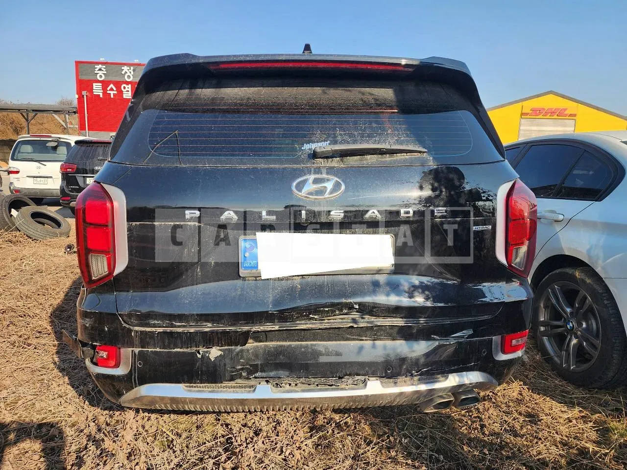 Photo 2 of 44: 2020 Hyundai Palisade, VIN KMHR581EDMU225908 — Korean insurance auction