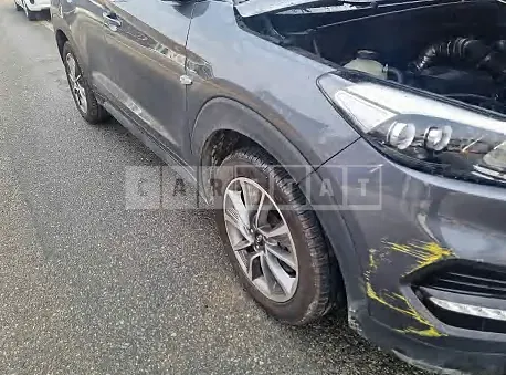 Photo 2 of 27: 2018 Kia Hyundai Tucson, VIN KNAGN418BEA432420 — Korean insurance auction