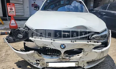 Photo 1 of 2: 2015 BMW 118d, VIN WBA1C1103FJ838152 — Korean insurance auction