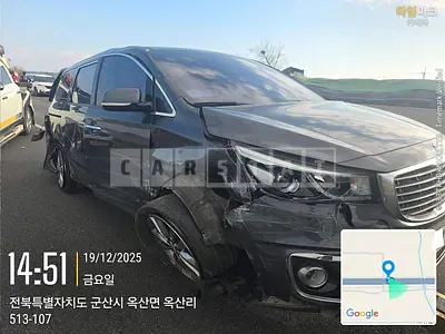 Photo 1 of 11: 2017 Kia Carnival, VIN KNAMC81ABJS417855 — Korean insurance auction
