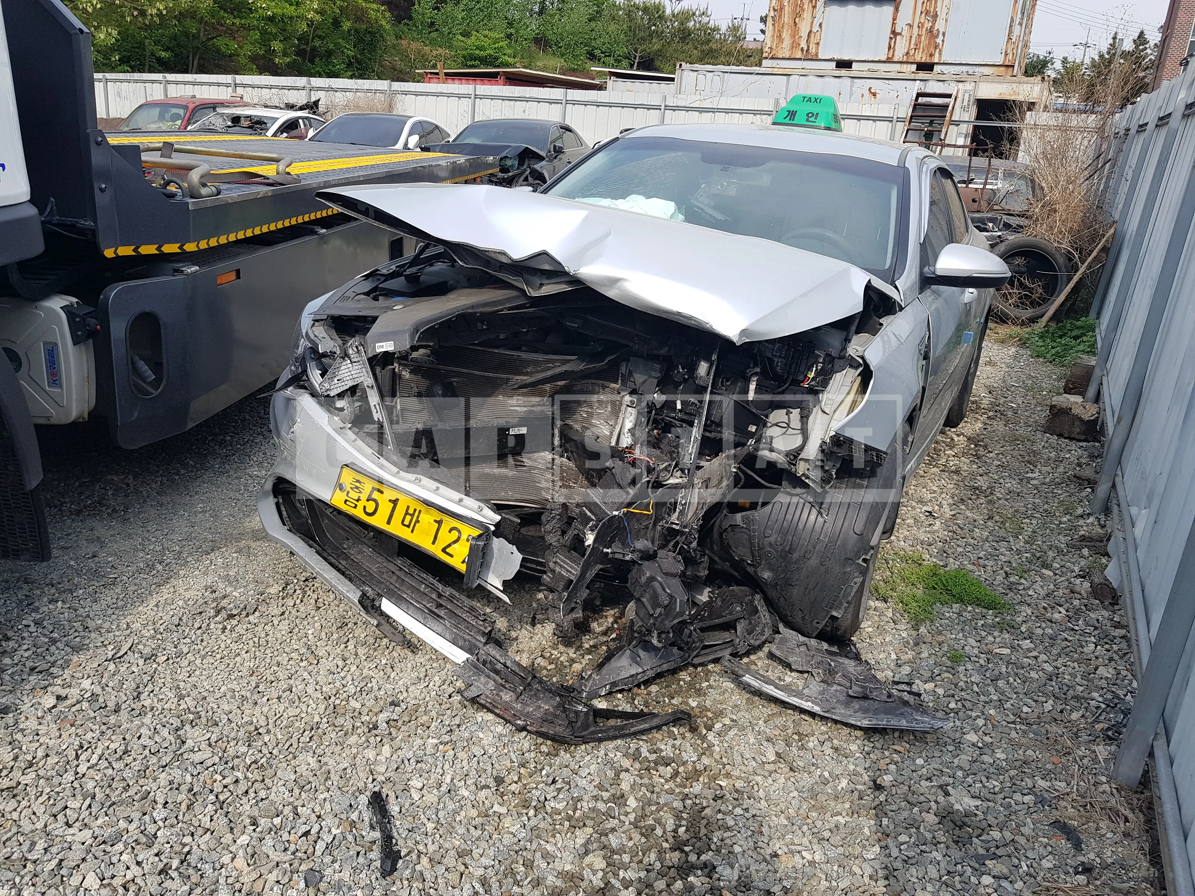 Photo 2 of 15: 2021 Kia K5, VIN KNAGU416BMA403665 — Korean insurance auction
