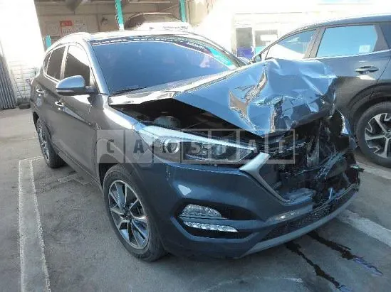 Photo 2 of 12: 2018 Hyundai Tucson, VIN KMHJ381ABJU780574 — Korean insurance auction