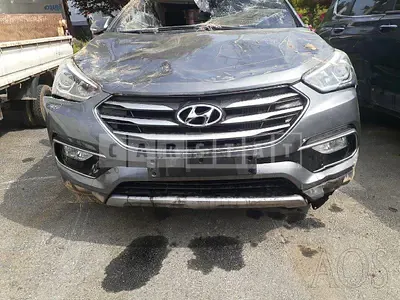 Photo 1 of 17: 2015 Hyundai Santa Fe 2.0, VIN KMHSW81UBGU576028 — Korean insurance auction