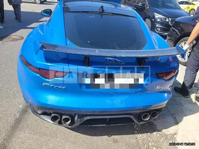 Photo 1 of 40: 2019 Jaguar F-Type Svr Coupe, VIN SAJDA1BE4KCK60093 — Korean insurance auction