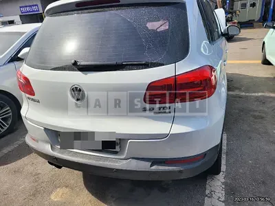 Photo 1 of 31: 2015 Volkswagen Tiguan 2.0 TDI Premium BMT, VIN WVGZZZ5NZFW578103 — Korean insurance auction