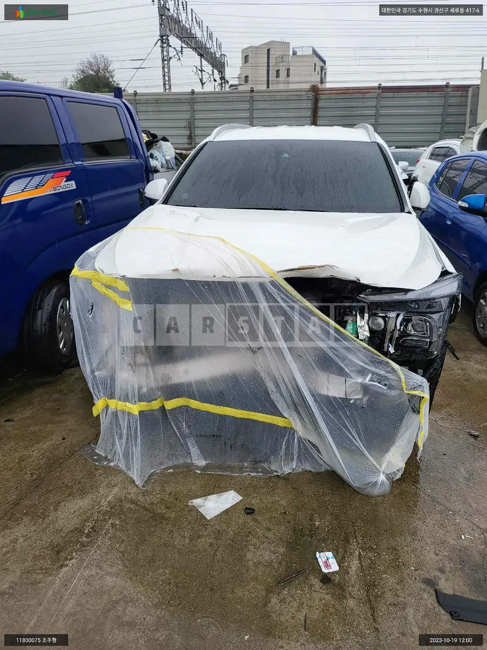 Photo 2 of 12: 2023 Hyundai Santa Fe, VIN KMHS381LGPU491174 — Korean insurance auction