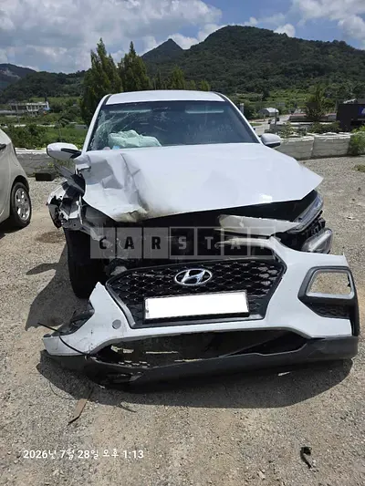 Photo 1 of 10: 2017 Hyundai Kona, VIN KMHK4815GJU037708 — Korean insurance auction