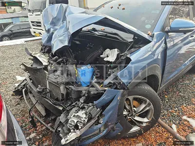 Photo 1 of 13: 2015 Hyundai Tucson, VIN KMHJ381ABGU017015 — Korean insurance auction
