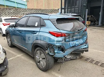 Photo 1 of 12: 2020 Hyundai Kona Electric, VIN KMHK281GFLU069893 — Korean insurance auction