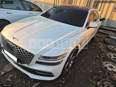 Photo 1 of 21: 2020 Genesis G80, VIN KMTGB41CDMU052331 — Korean insurance auction