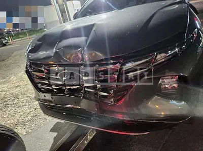 Photo 1 of 9: 2023 Hyundai Tucson Hybrid, VIN KMHJE811BPU103481 — Korean insurance auction