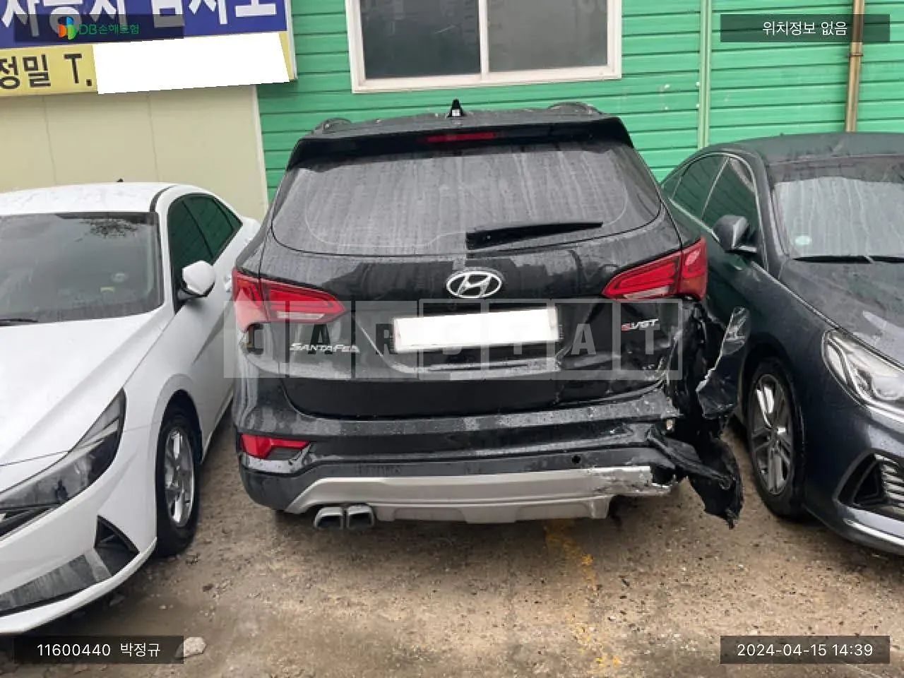 Photo 2 of 25: 2016 Hyundai Santa Fe, VIN KMHSW81UBHU724952 — Korean insurance auction