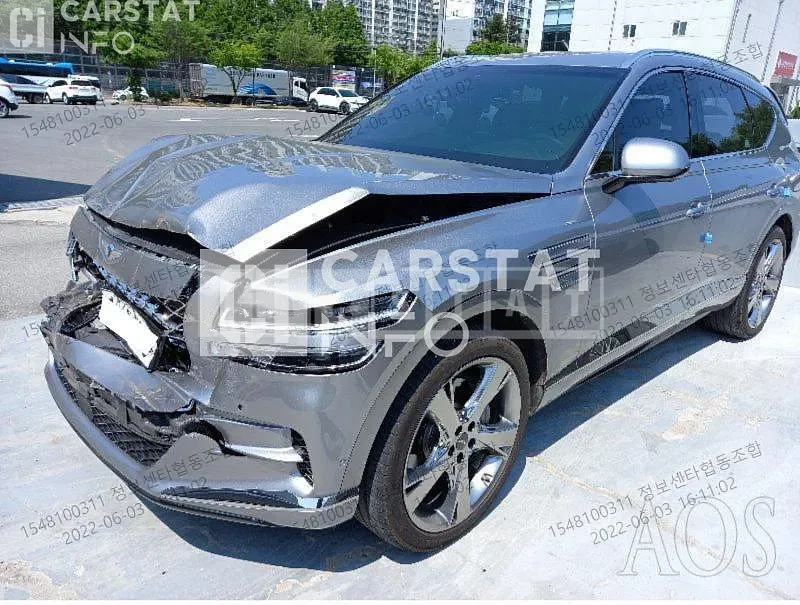 Photo 2 of 15: 2020 Genesis GV80, VIN KMTHC81CDLU010325 — Korean insurance auction