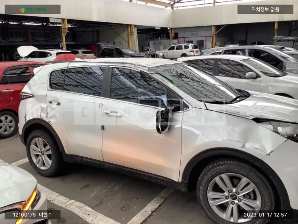 Photo 2 of 10: 2018 Kia Sportage, VIN KNAPN815GJK524919 — Korean insurance auction