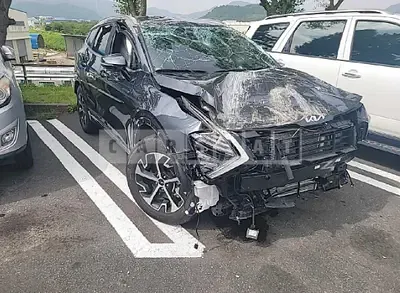 Photo 1 of 30: 2022 Kia Sportage, VIN KNAPX81GBNK007977 — Korean insurance auction