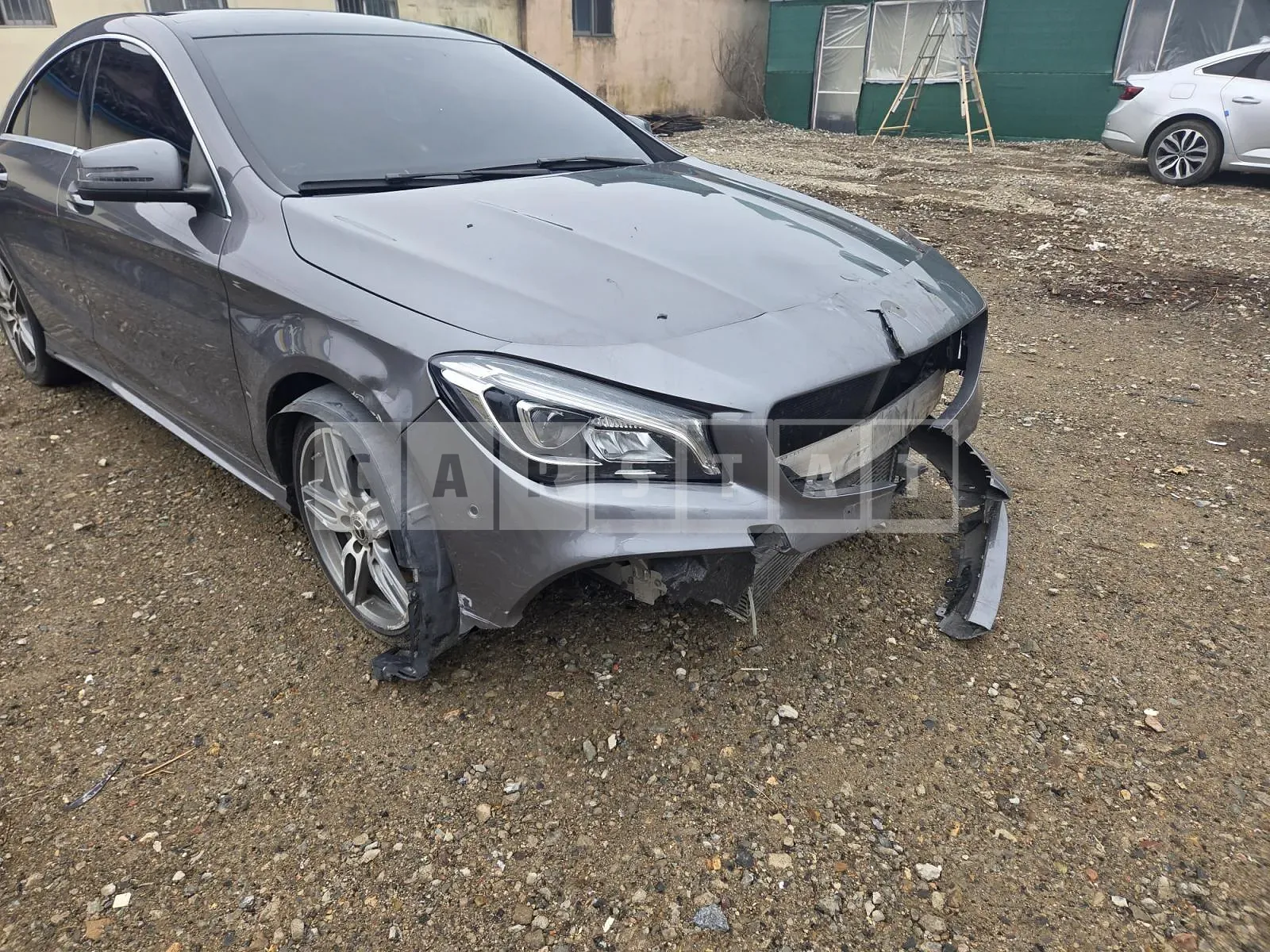 Photo 3 of 3: 2018 Mercedes-Benz CLA Class CLA220 AMG Line, VIN WDDSJ4FB9JN629885 — Korean insurance auction