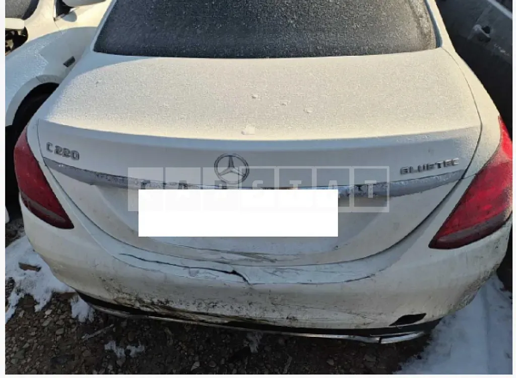 Photo 2 of 8: 2015 Mercedes-Benz C220 BlueTec — Korean insurance auction