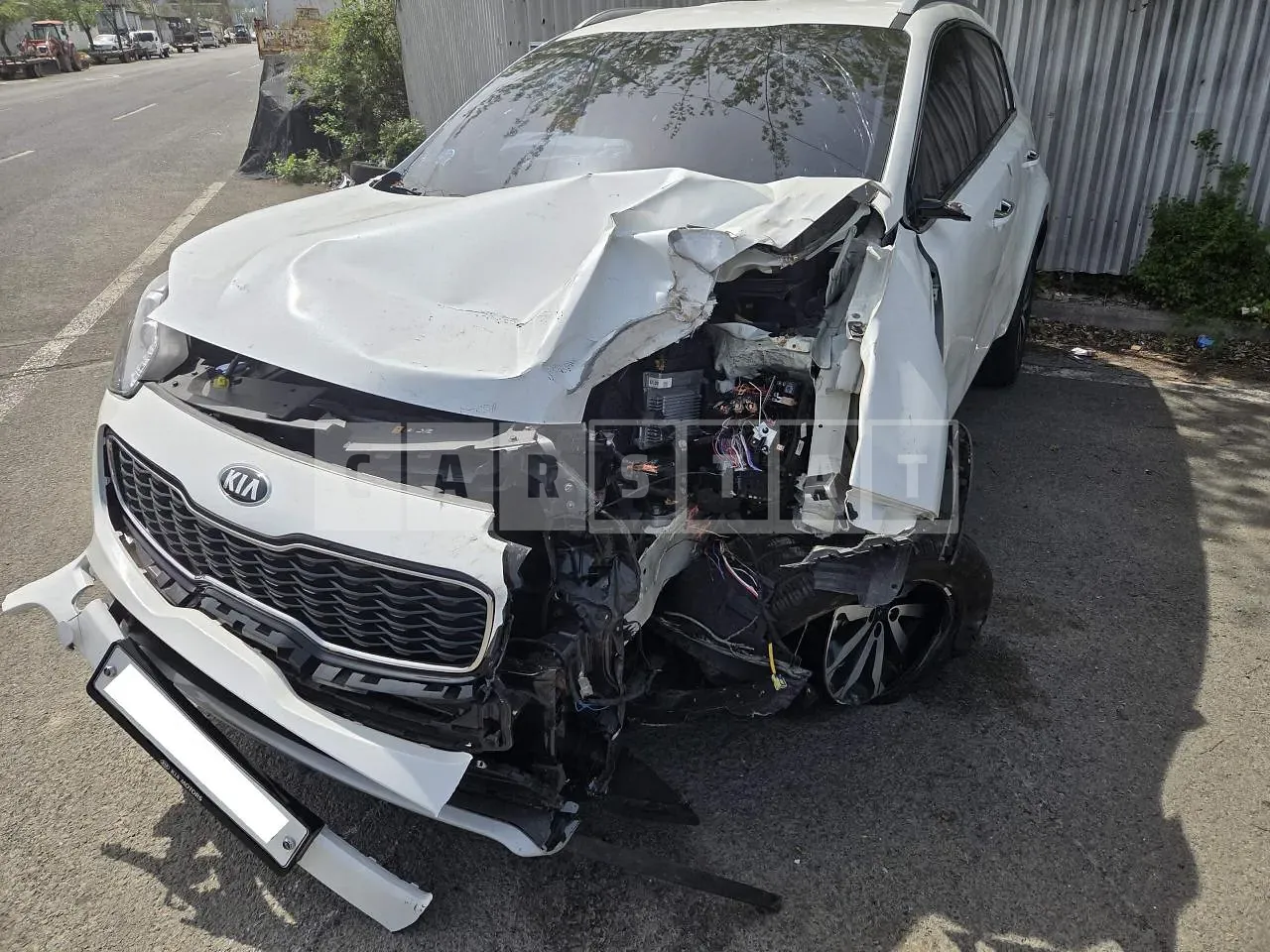 Photo 2 of 10: 2018 Kia Sportage, VIN KNAP781ABJK468256 — Korean insurance auction