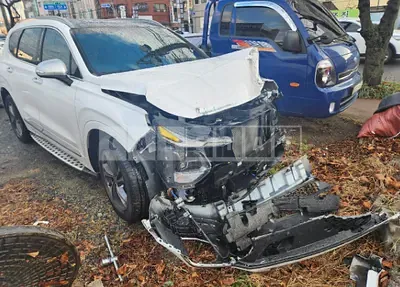 Photo 1 of 10: 2019 Hyundai Santa Fe, VIN KMHS581CDKU101849 — Korean insurance auction