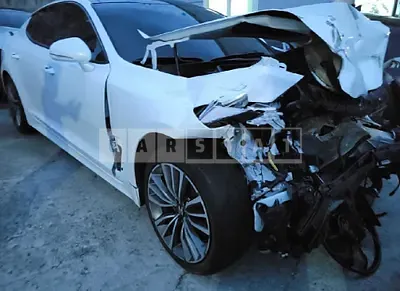 Photo 1 of 6: 2019 Kia Stinger, VIN KNAE351ABKS058699 — Korean insurance auction