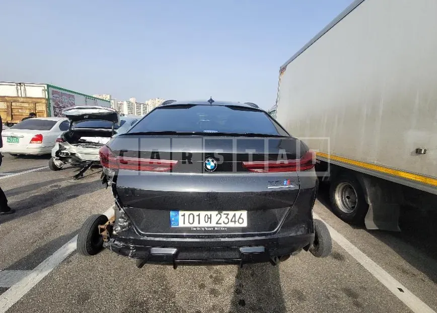 Photo 2 of 15: 2021 BMW X6 M Competition, VIN WBSCY0104M9F13964 — Korean insurance auction
