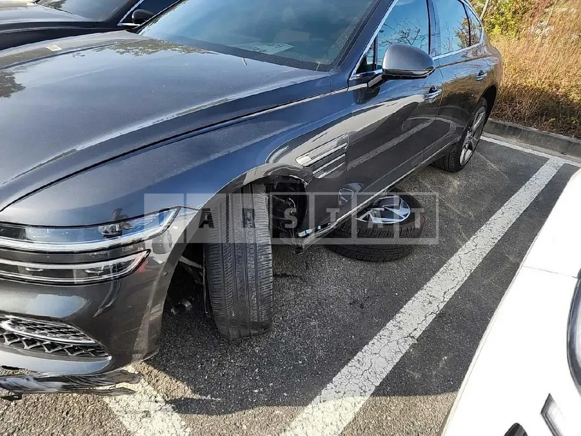 Photo 2 of 15: 2021 Genesis G80 2.5T — Korean insurance auction