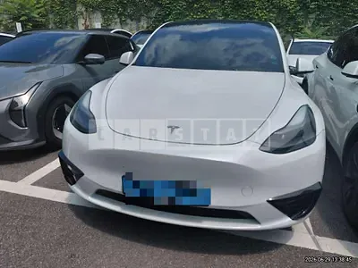 Photo 1 of 16: 2021 Tesla Model Y Standard Range — Korean insurance auction