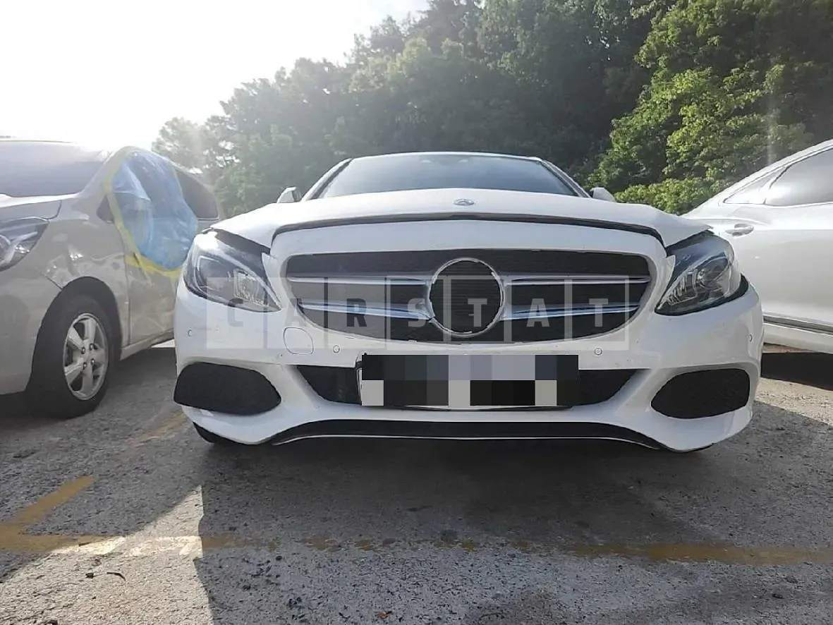Photo 2 of 10: 2016 Mercedes-Benz C200, VIN WDDWF4CB4GF374976 — Korean insurance auction