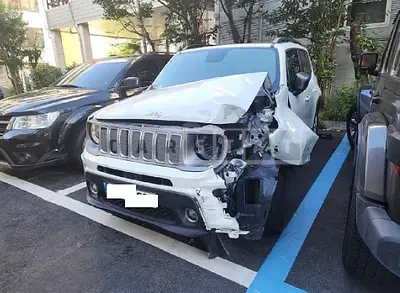 Photo 1 of 24: 2021 Jeep Zip Renegade 2.4 FWD, VIN 1C4NJCDB9MPN48625 — Korean insurance auction