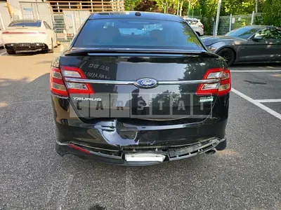 Photo 1 of 10: 2015 Ford Taurus Sho, VIN 1FAHP2KT3FG130006 — Korean insurance auction