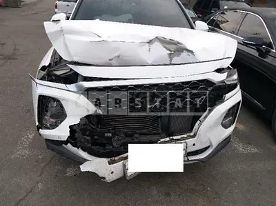 Photo 1 of 20: 2020 Hyundai Santa Fe, VIN KMHS381CBLU278603 — Korean insurance auction