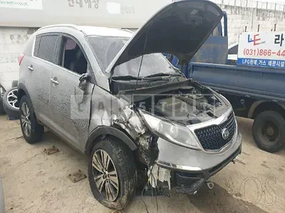 Photo 1 of 14: 2015 Kia Sportage, VIN KNAPC813BFK686110 — Korean insurance auction