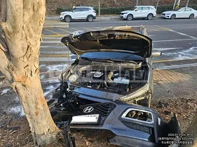 Photo 1 of 7: 2018 Hyundai Kona, VIN KMHK4815GJU033046 — Korean insurance auction