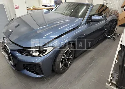 Photo 1 of 24: 2021 BMW 420i Convertible, VIN WBA71AT00MCG10885 — Korean insurance auction