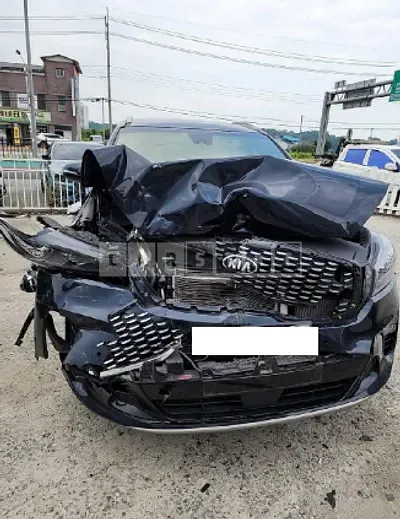 Photo 1 of 15: 2018 Kia Sorento, VIN KNAPH81BBJA466847 — Korean insurance auction