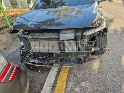 Photo 1 of 48: 2019 Hyundai Santa Fe, VIN KMHS581CDLU221855 — Korean insurance auction