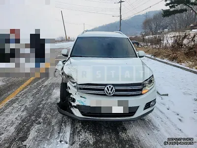 Photo 1 of 8: 2015 Volkswagen Tiguan 2.0 TDI BMT, VIN WVGZZZ5NZGW538004 — Korean insurance auction
