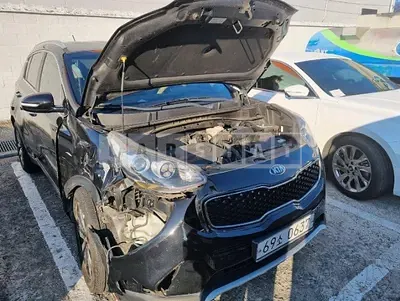 Photo 1 of 10: 2016 Kia Sportage, VIN KNAP6815GGK093177 — Korean insurance auction