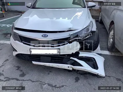 Photo 1 of 15: 2018 Kia K5 Hybrid, VIN KNAGT41EBKA031614 — Korean insurance auction