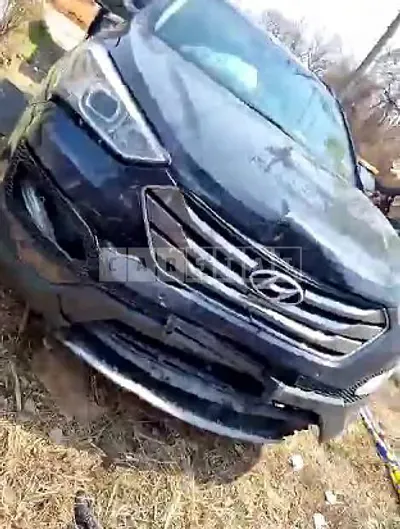 Photo 1 of 11: 2015 Hyundai Santa Fe, VIN KMHSW81UBFU364128 — Korean insurance auction