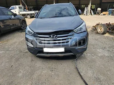 Photo 1 of 16: 2015 Hyundai Santa Fe, VIN KMHSW81UBFU379979 — Korean insurance auction